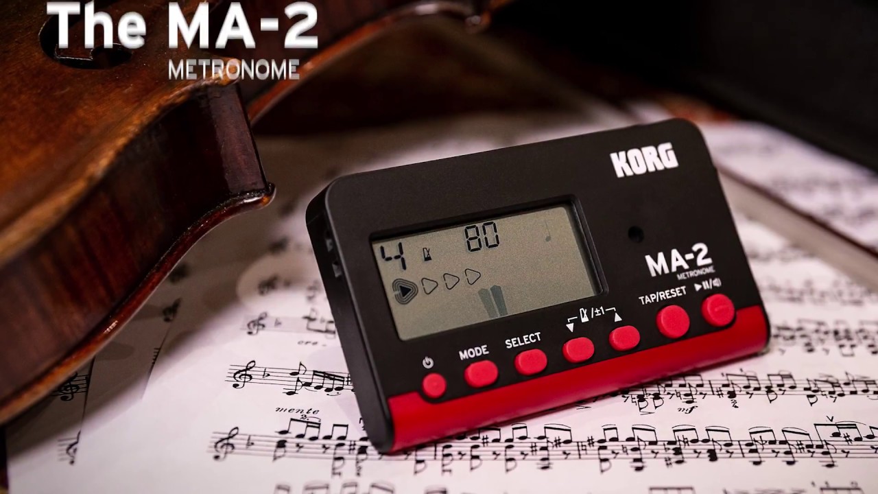 Now even easier to see and hear. The MA-2 is the new must-have metronome for orchestral instruments.