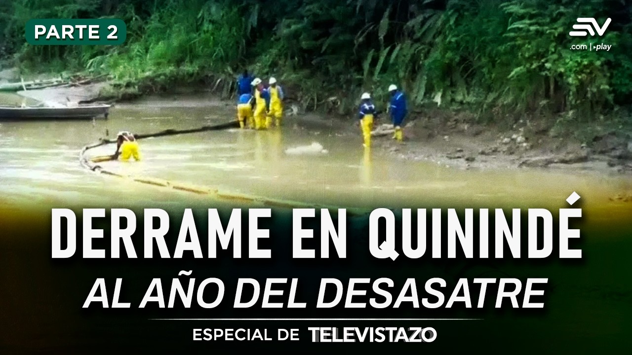 Efectos del derrame de crudo que marcó a Quinindé hace un año | Especial de Televistazo | Ecuavisa