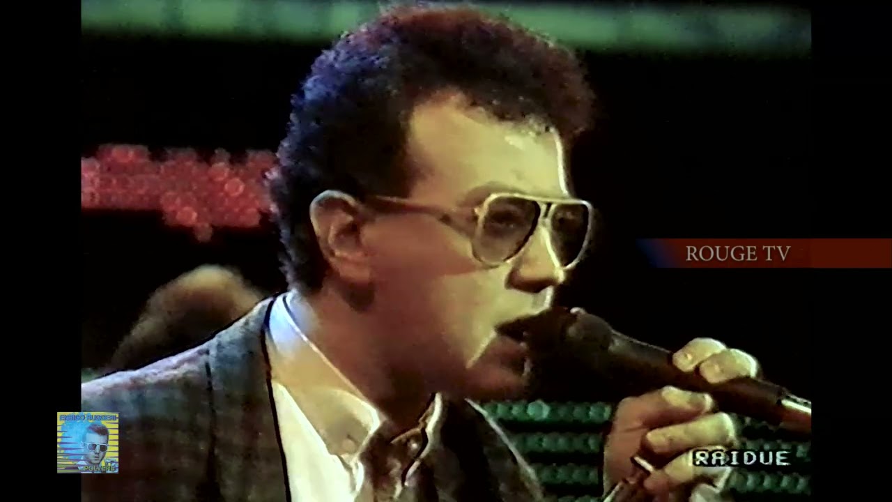 Enrico Ruggeri / Champagne Molotov a DOC LIVE - POLVERE  1987
