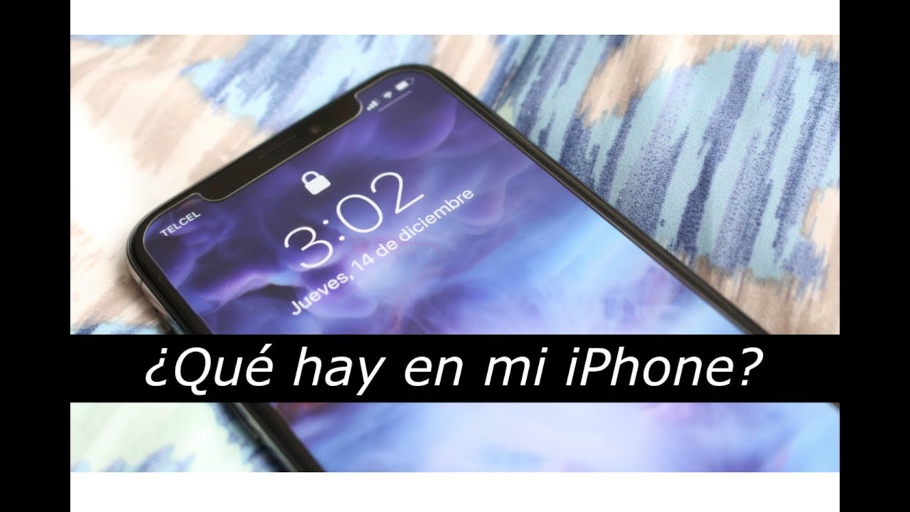 &iquest;Qu&eacute; hay en mi iPhone X? | TAG | 2017 📱