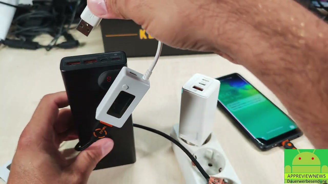 Baseus 20000 mAh PPADM65-S Die kompakte 65W Laptop Powerbank für Schnellladen und Effizienz!