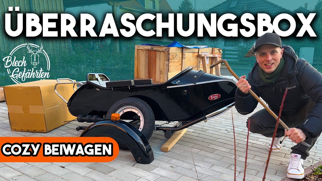 Vespa Cozy BEIWAGEN | Eine ziemlich große ÜBERRASCHUNGSBOX | Blechgefährten