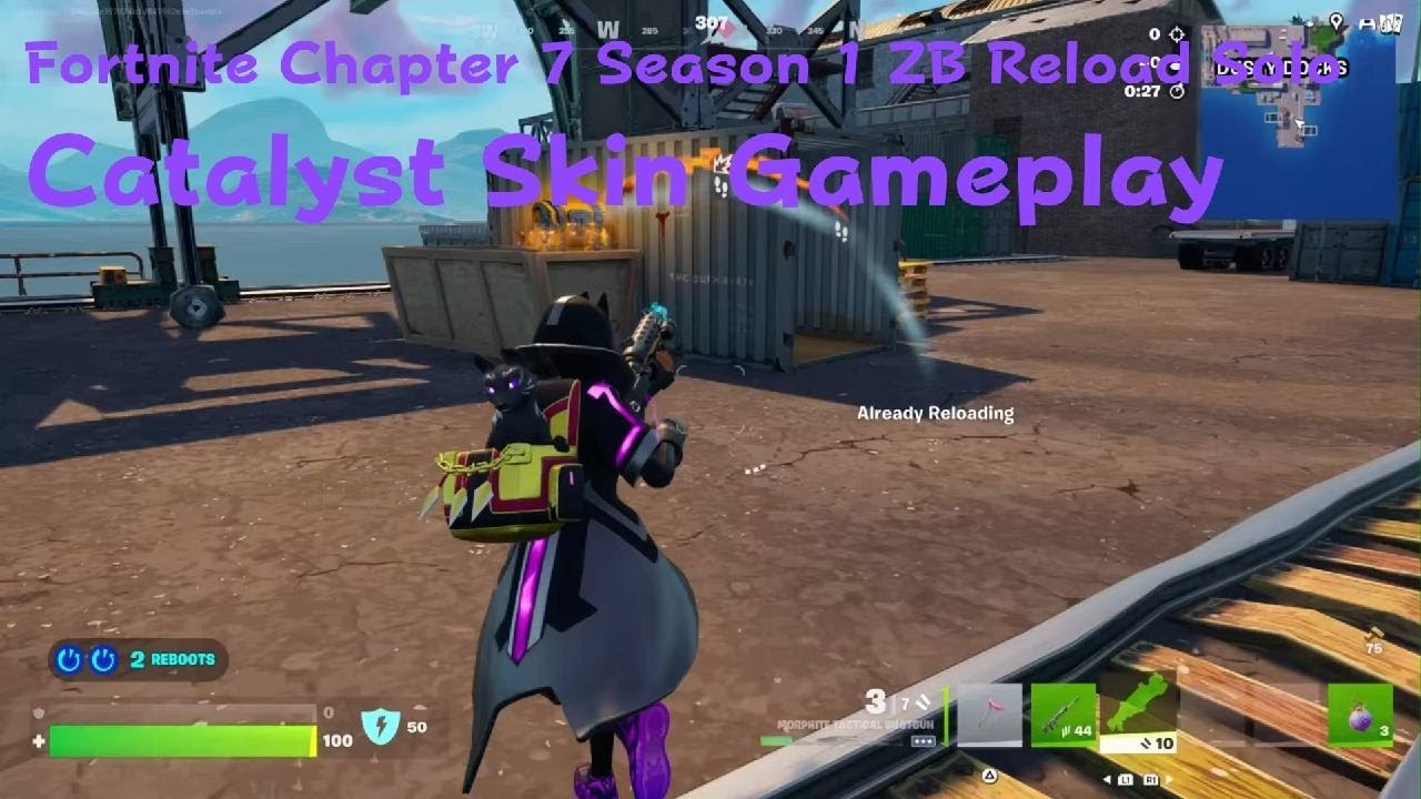 Fortnite Chapter 7 Season 1 Zero Build Solo Reload Catalyst Skin Gameplay