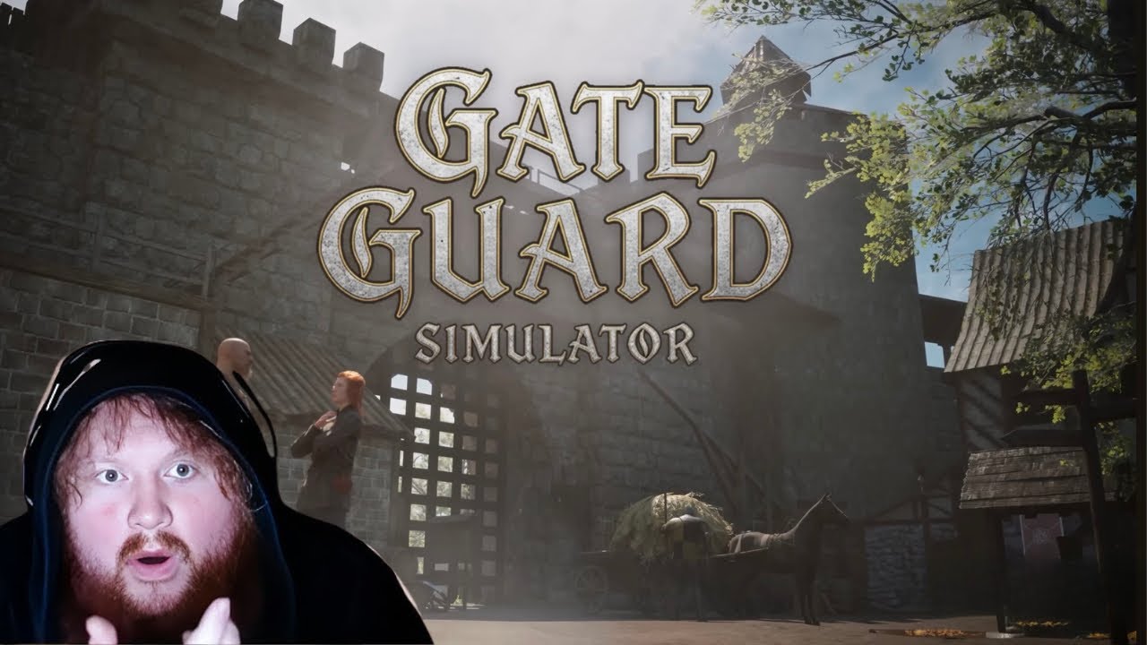 Caseoh Reacts to Gate Guard Simulator - Official Trailer