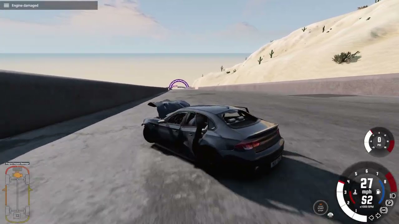 726 - 800 Series Downhill Mayhem Easy - BeamNG