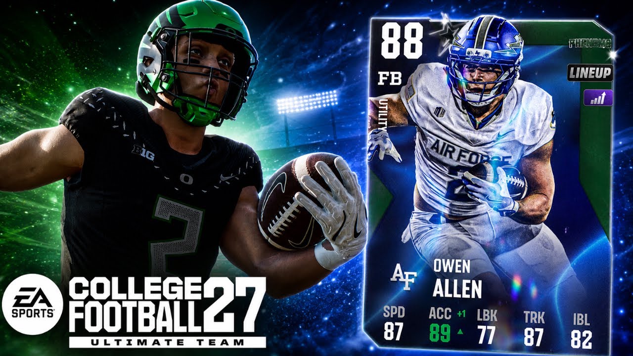 CFB 27 ULTIMATE TEAM - OWEN ALLEN IS UNREAL + RE ROLL FOR THE BEST FREE HB 