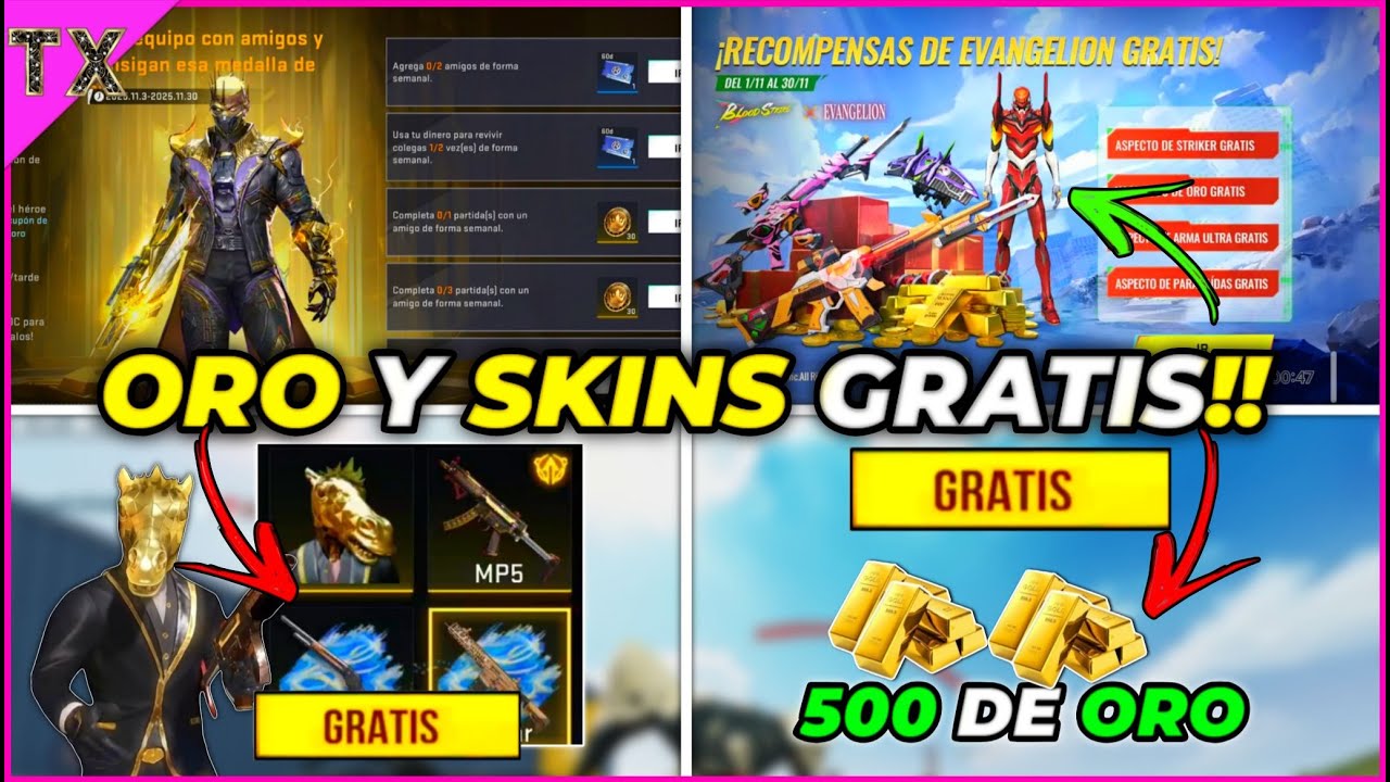 Blood Strike : ACTUALIZACI&Oacute;N!! 500 ORO + SKINS GRATIS *NUEVO PAY DAY* TODO LO NUEVO | TX SAMURAI