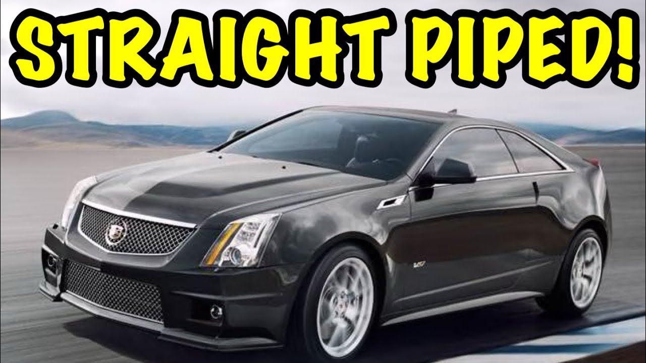 We Straight Piped a Cadillac CTS-V!