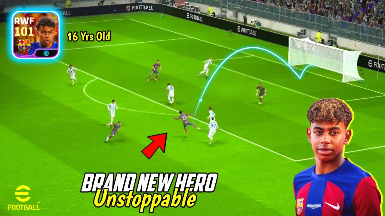 The Wonder Kid is Here 😯🔥 Lamin Yamal Booster Card Review in eFootball 24 Mobile 🔥 PES EMPIRE•