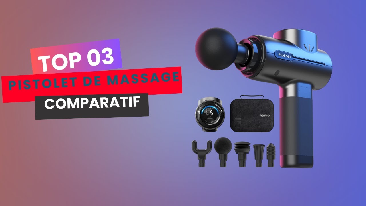 🔥 TOP 03: Meilleur Pistolet de Massage 2025