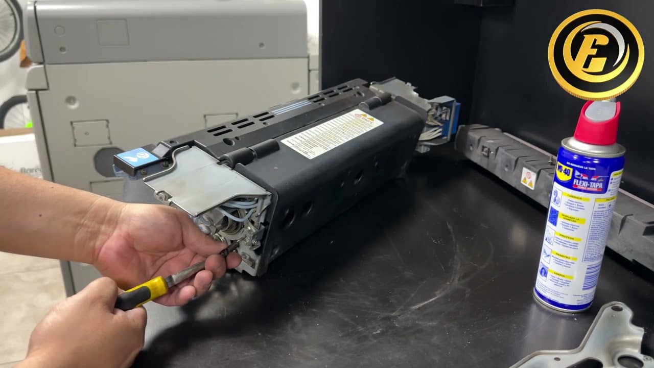 Pro 8100 ricoh cambio de rulemanes fusor