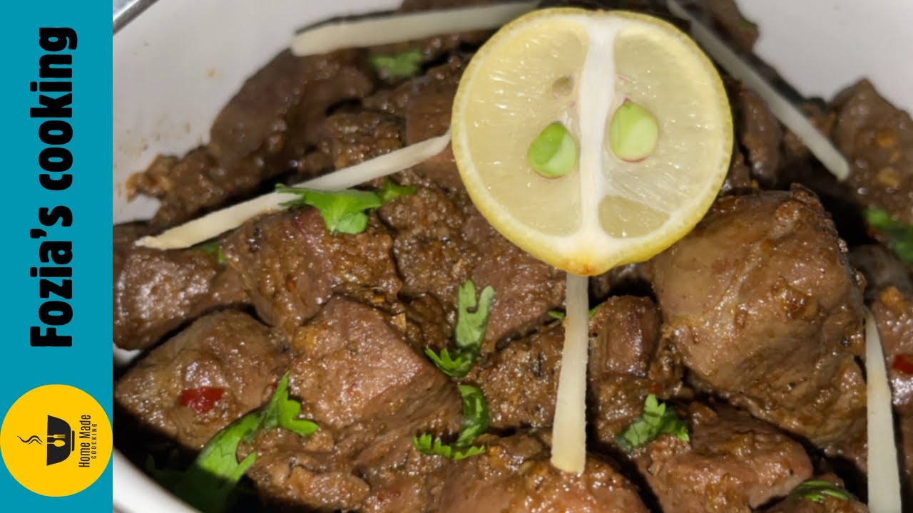 Bakra Eid Special Masalaydar Soft Kalaji/MUTTON KALAJI Recipe By Fozia’s Cooking