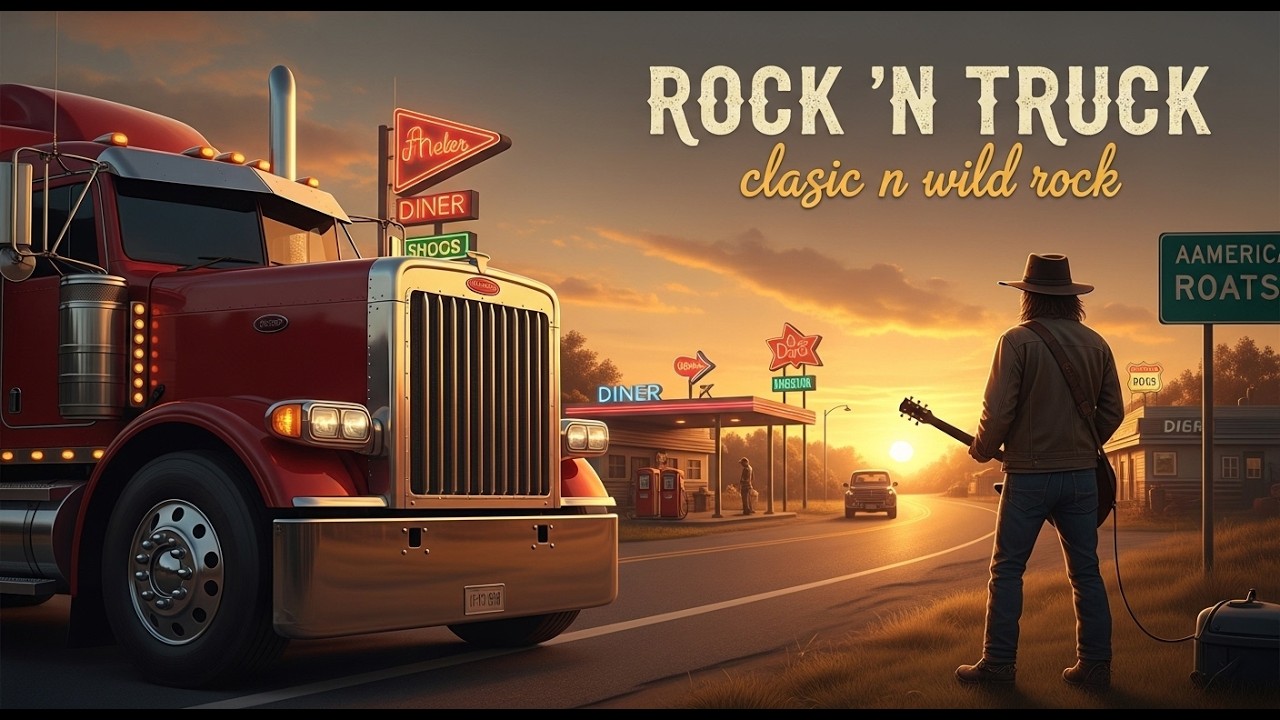 Rock N Truck – Open Road Warriors | Country Rock Driving Music #TruckMusic #HighwayDrive