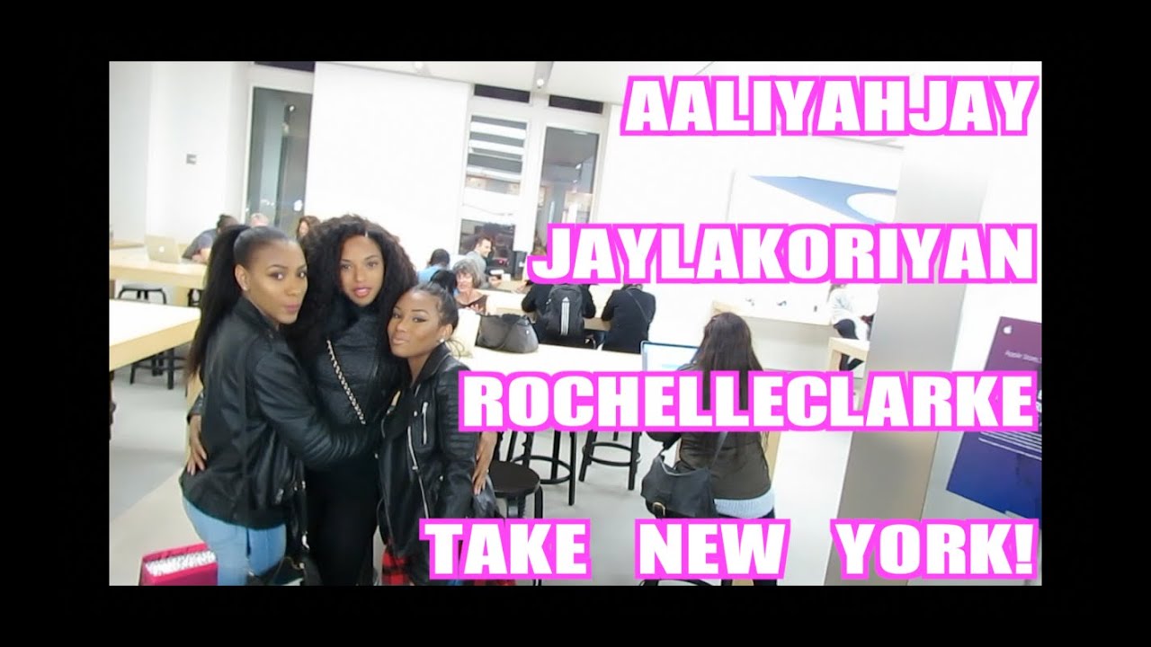 VLOG #187 AALIYAHJAY + JAYLAKORIYAN +ROCHELLE CLARKE TAKE NEW YORK!