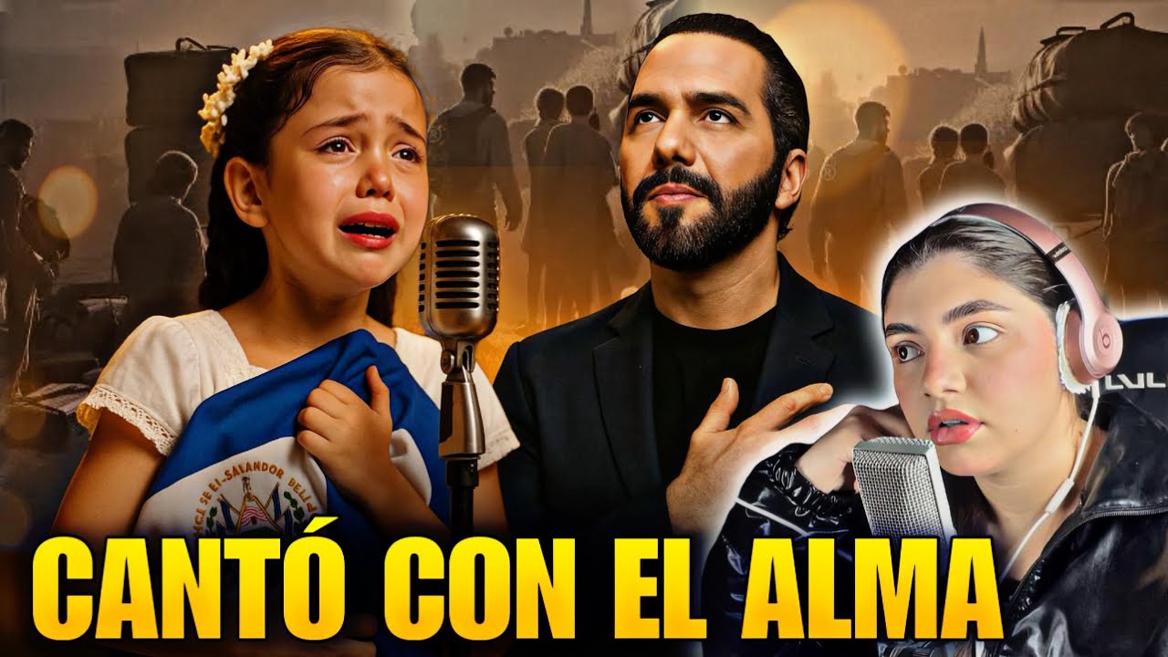 Con Lagrimas en los Ojos Esta Niña le Canta a Bukele y a todos los Inmigrantes Salvadoreños