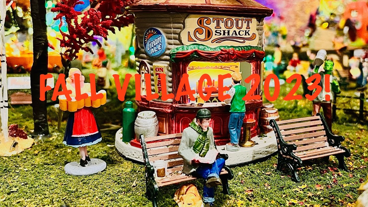 Fall/Halloween Village 2023! (Feat. Lemax, Department 56, St. Nicholas Square)