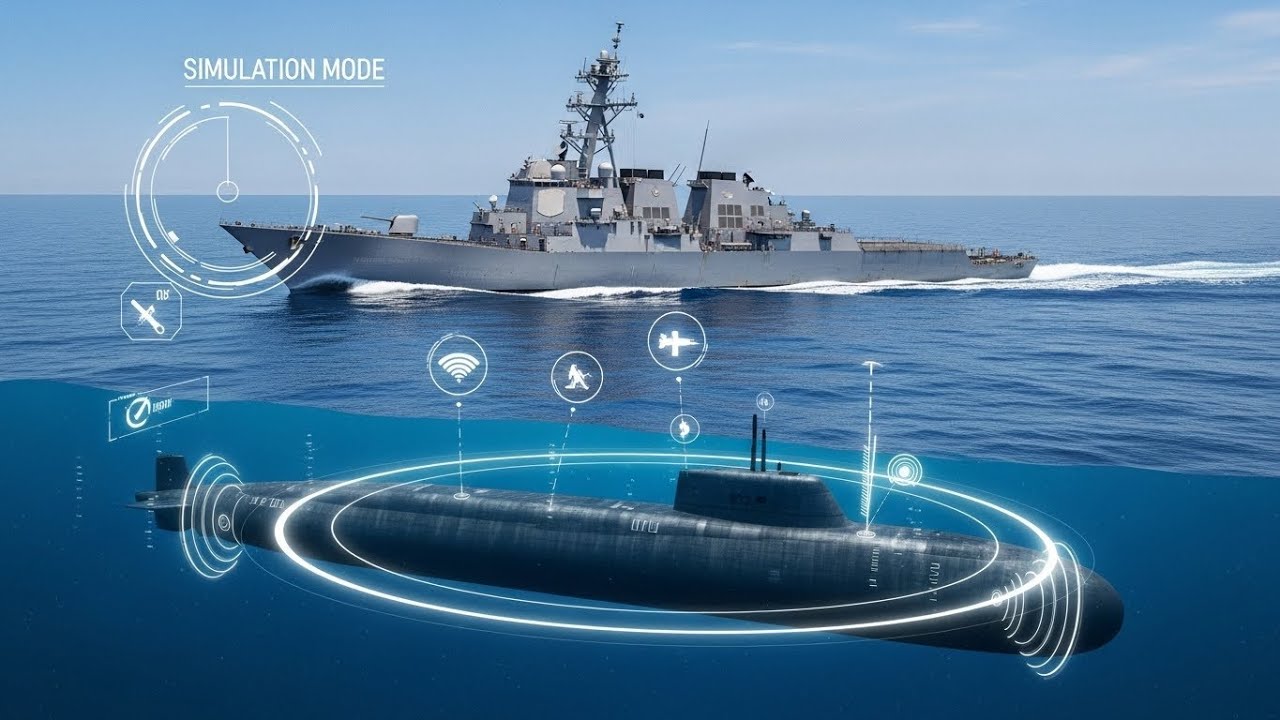 How USS John Paul Jones Hunts a Type 093 Submarine | Naval ASW Simulation