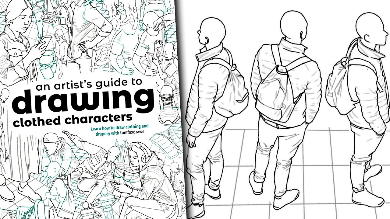 An Artists Guide to Drawing Clothed Characters Learn how to draw Clothing & Drapery with Tomfoxdraws