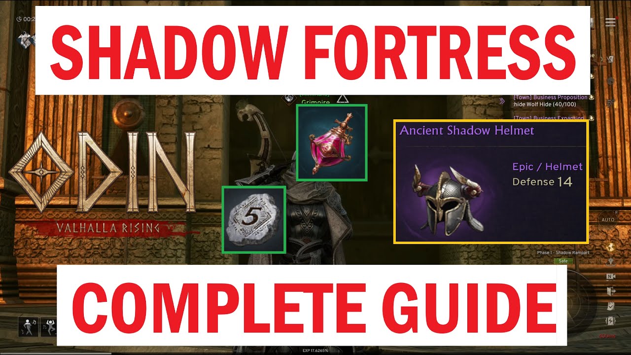 Complete Shadow Fortress Dungeon Guide [ODIN: VALHALLA RISING]