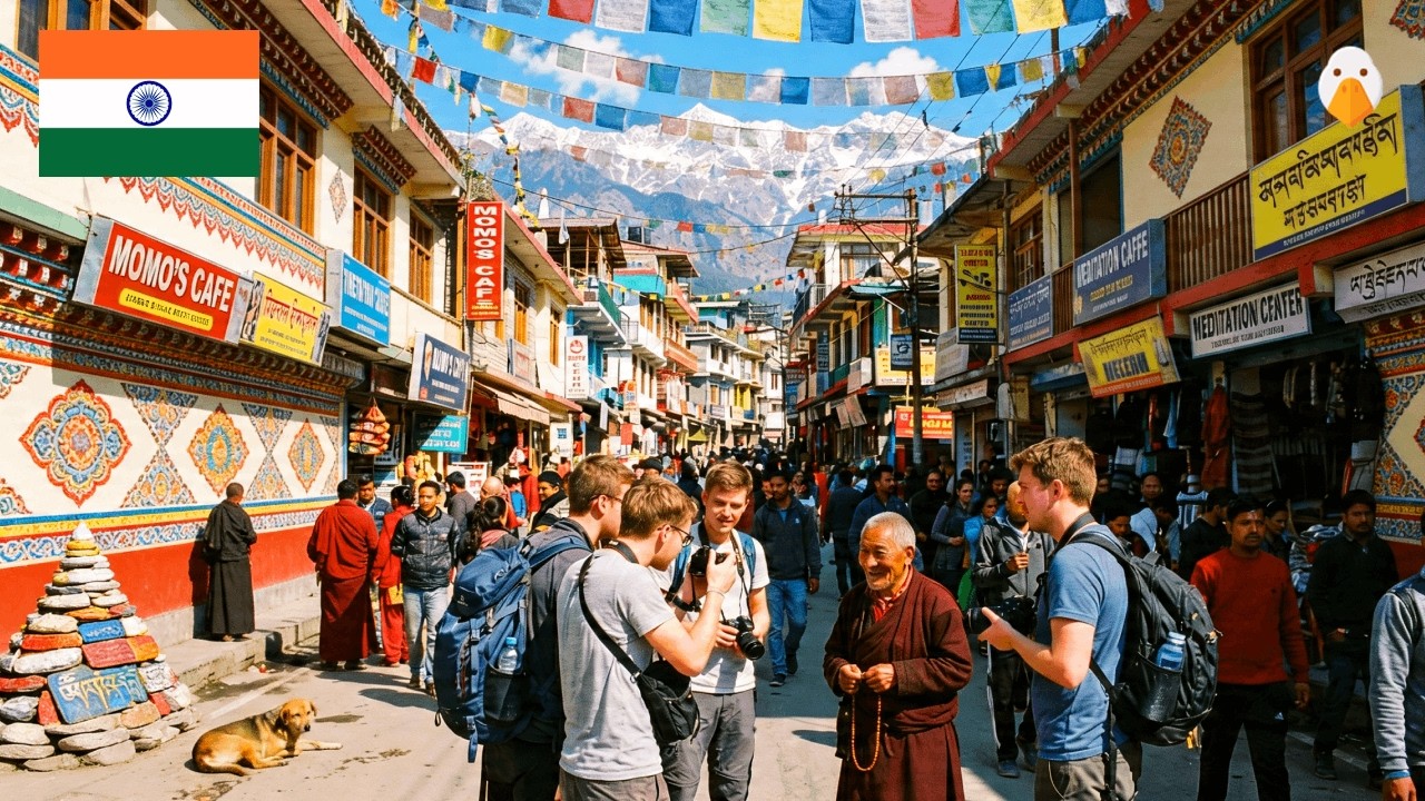 Dharamshala, India🇮🇳 Inside the Tibetan Exile Community in the Himalayas (4K UHD)
