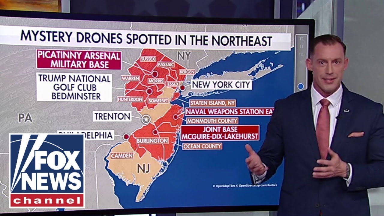 Drone deep dive: Where have the mystery drones been spotted?