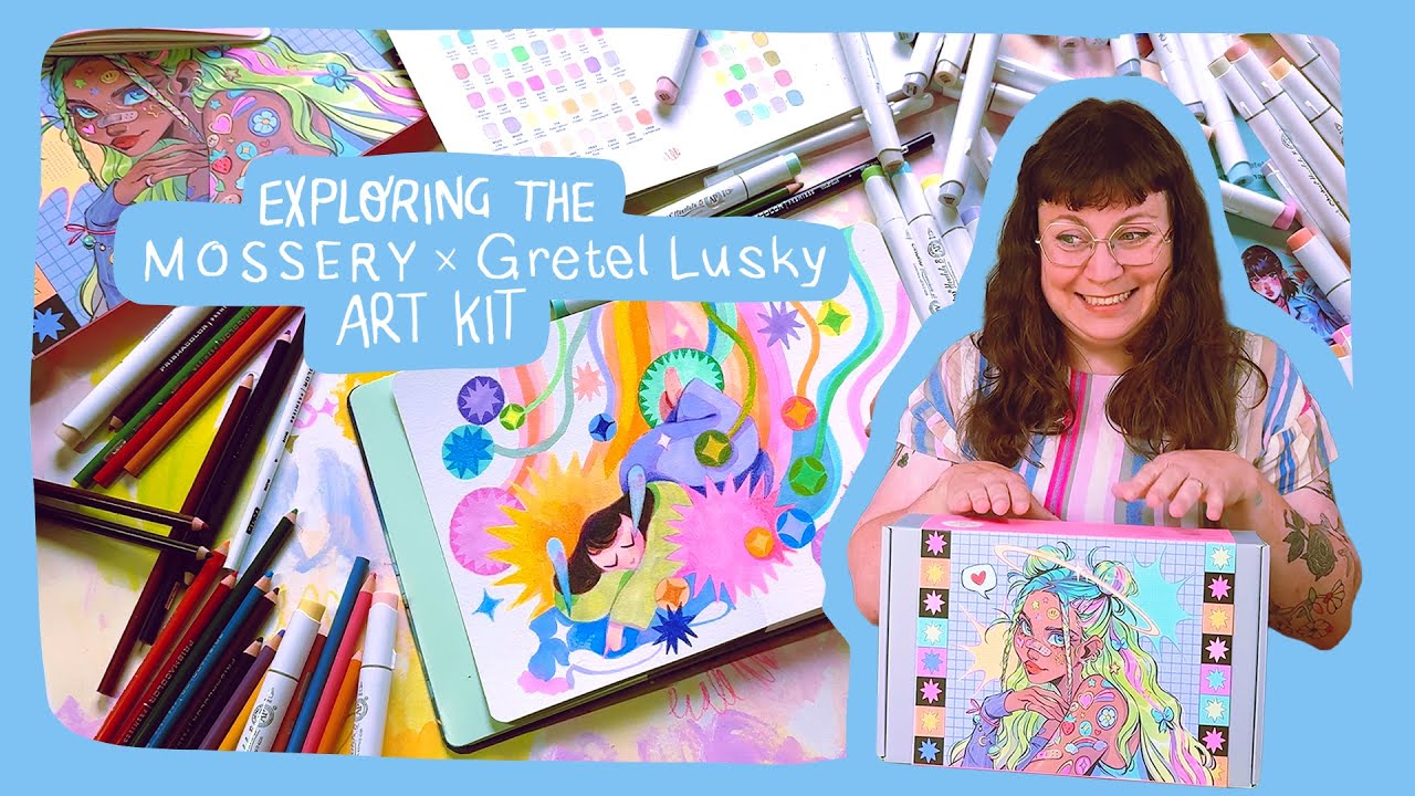 Exploring the Mossery + Gret Lusky Art Kit