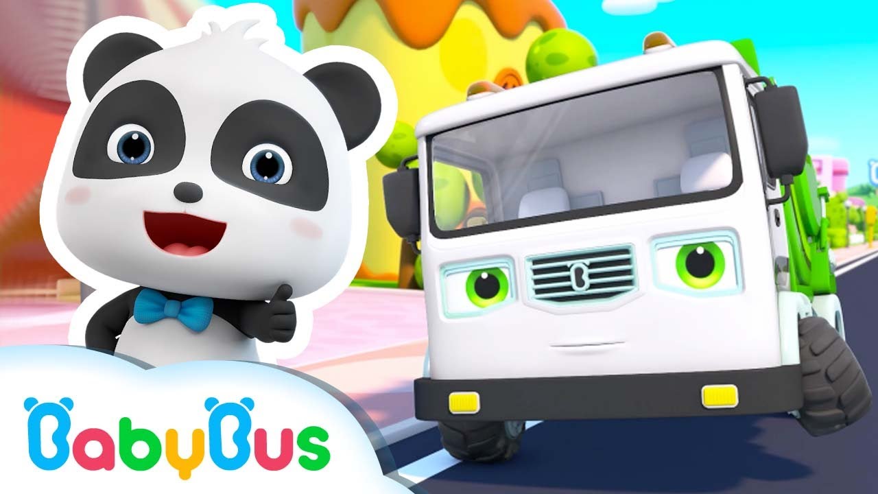 Mașina de gunoi 🚛 Cântece cu Mașinuțe pentru Copii de la BabyBus
