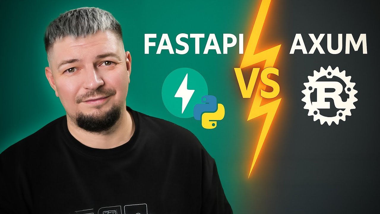FastAPI (Python) vs Axum (Rust) шокирующий тест скорости веб-сервисов!
