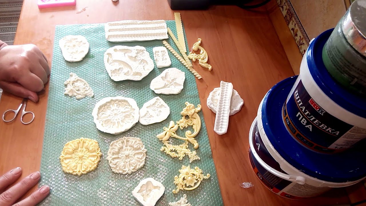 Улучшенные гибкие молды из силикона с крахмалом.
