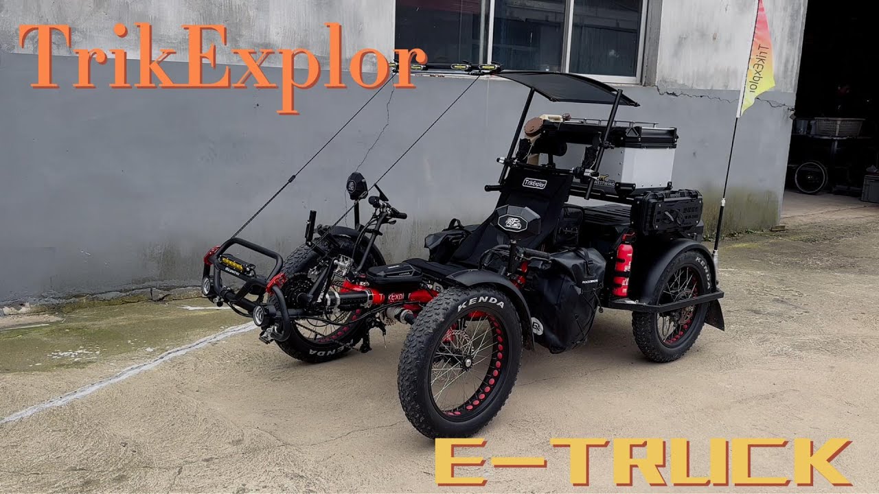 TrikExplor E-TRUCK | Electric Four-Wheel Reclining Vehicle, Combining Adventure and Comfort