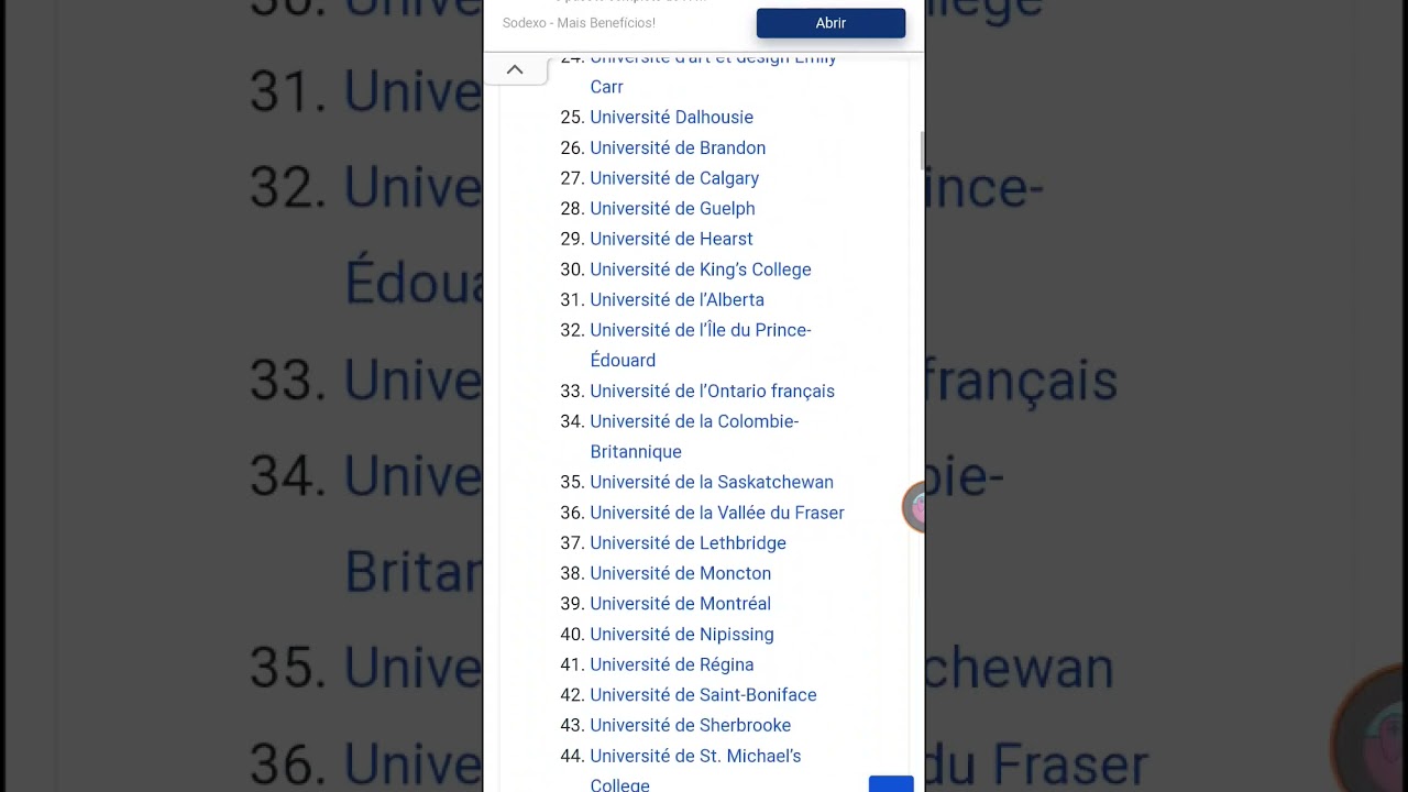 Bourse au Canada 2025-2026 gratuitement : Voici La liste des universit&eacute;s publiques au Canada