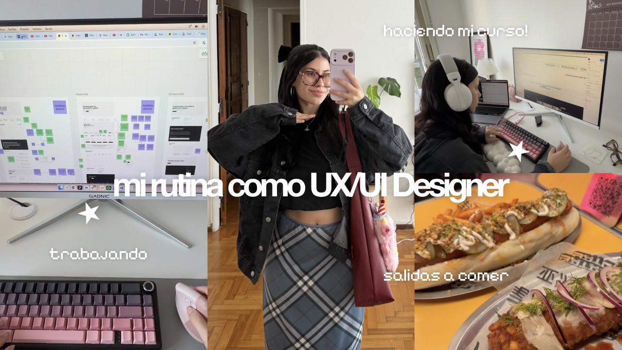 vlog ☁️🍃 unos d&iacute;as conmigo siendo UX/UI Designer (de qu&eacute; trabajo, usando la IA, haul y salidas ✨)