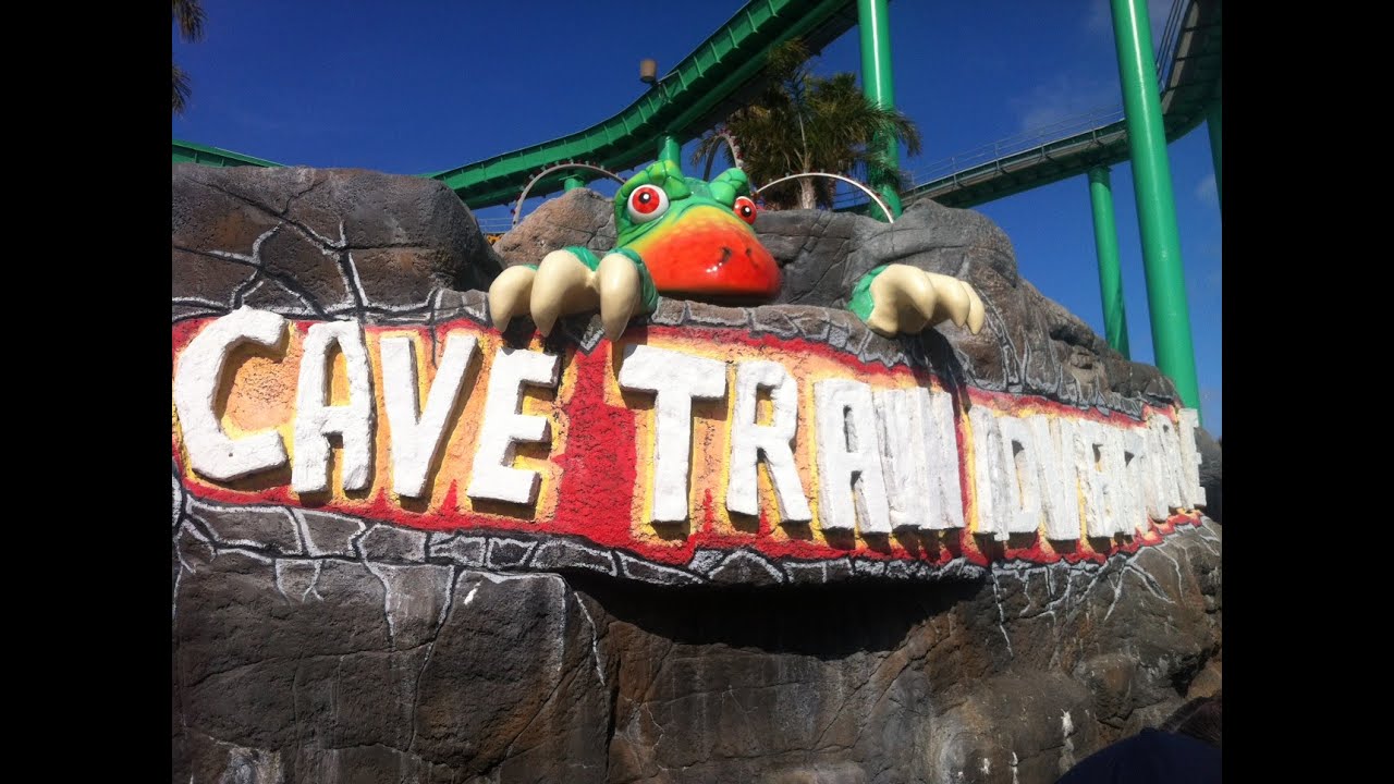 Cave Train Adventure On Ride POV Video at Santa Cruz Beach Boardwalk