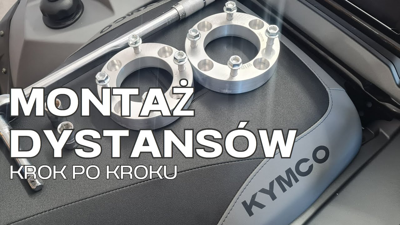 Montaż Dystans&oacute;w w KYMCO MXU 700