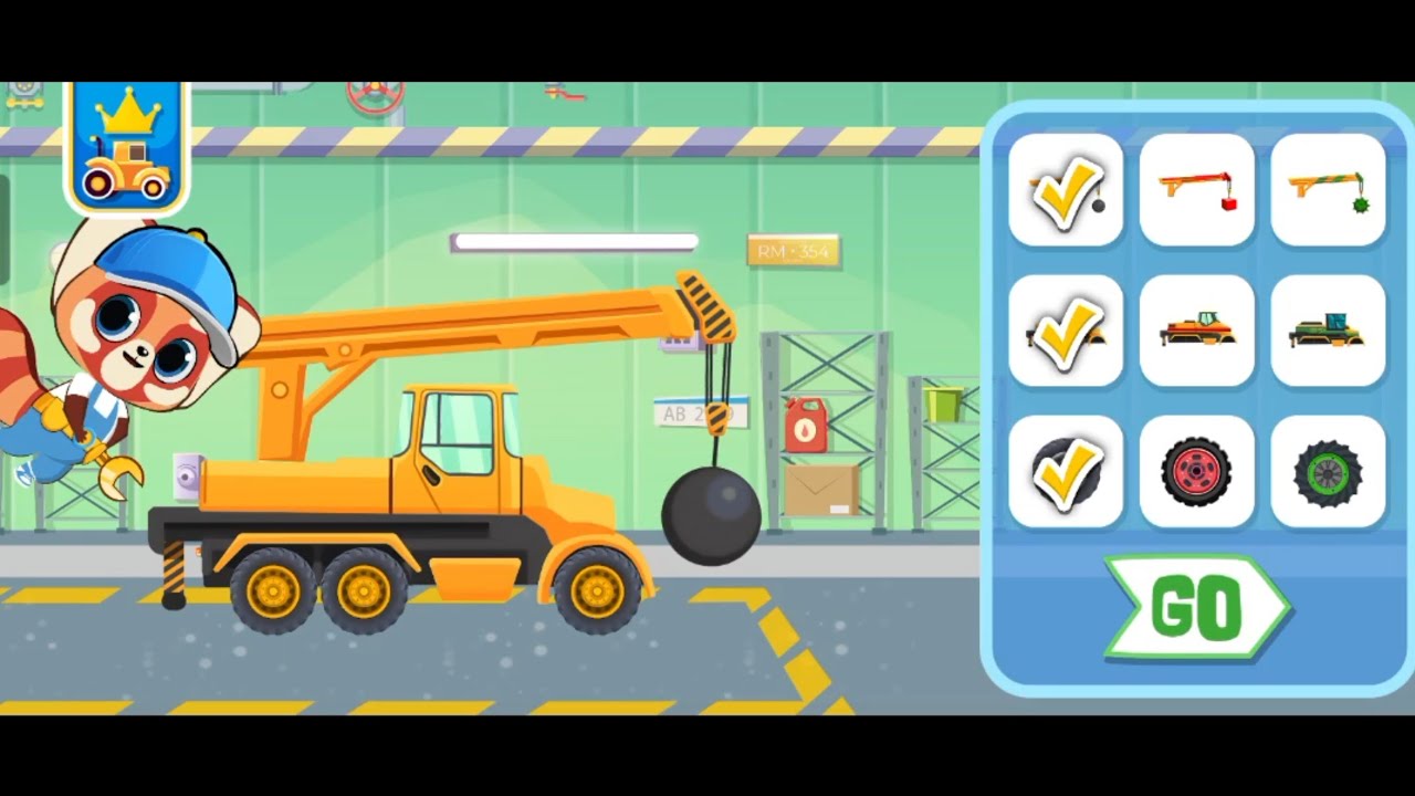 CRANE VEHICLE GAME | PUZZLE VEHICLES FOR KIDS GAME PLAY | VIDEO FOR KIDS | NAVEED GAMING |