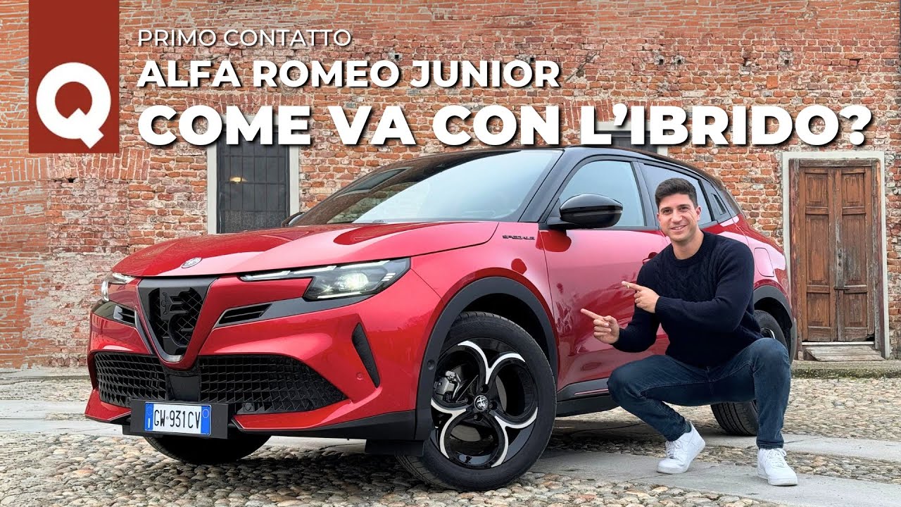 La prima PROVA della ALFA ROMEO JUNIOR IBRIDA (da 29.900€) | 136 cv e cambio automatico