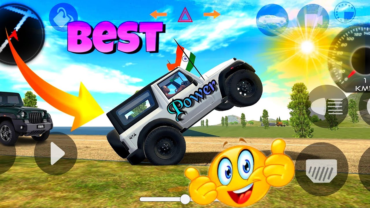 Modified Mahindra Thar car 😈 Games:lndian Yellow Thar(Gadi Wala Games) Car Game Android Game - #2026