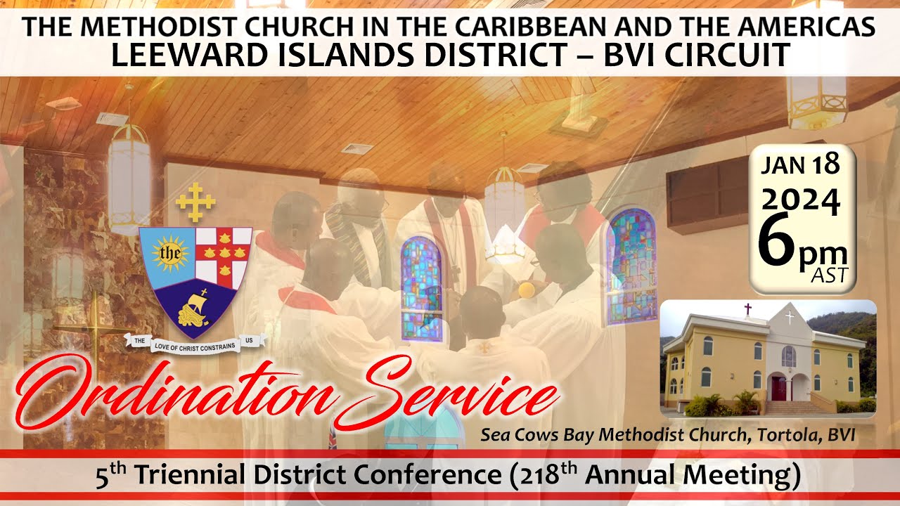 Ordination Service Leeward Islands District Conference MCCA