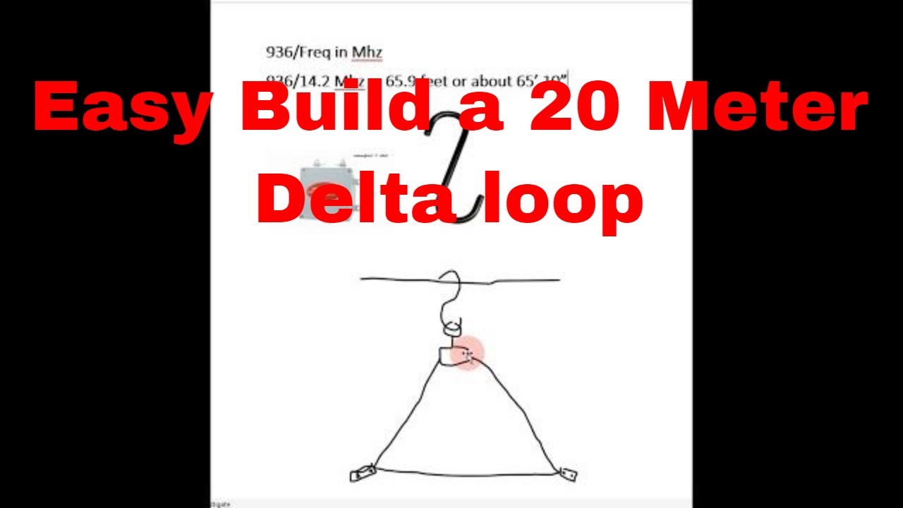 Build a Easy 20 Meter Delta Loop  part antenna on Ground  How did it do