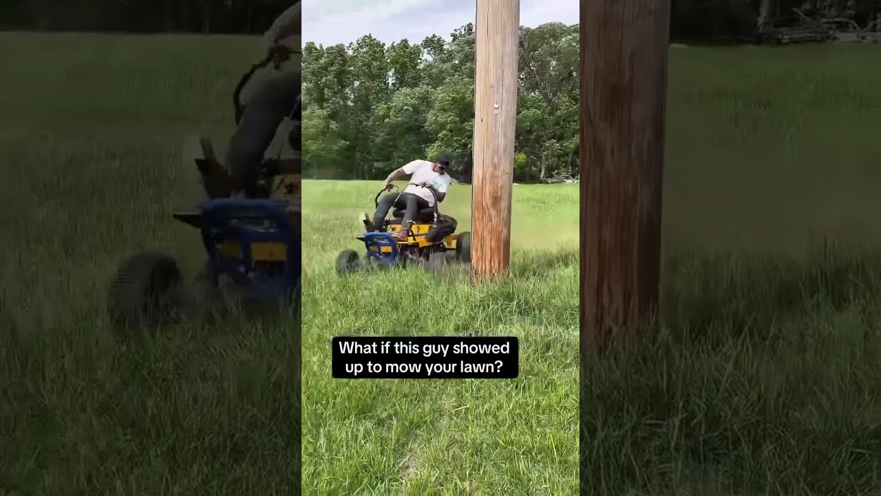 The fastest lawnmower in the world 