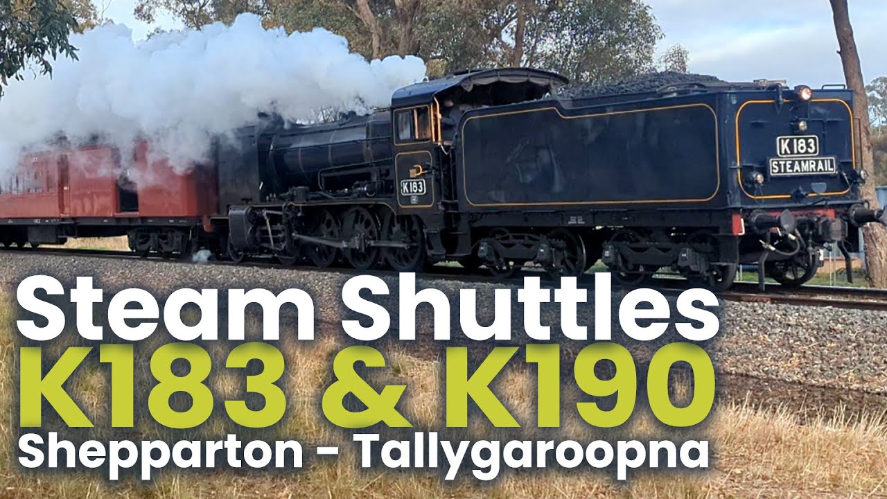 K Class Steam Locomotives - Shepparton to Tallygaroopna