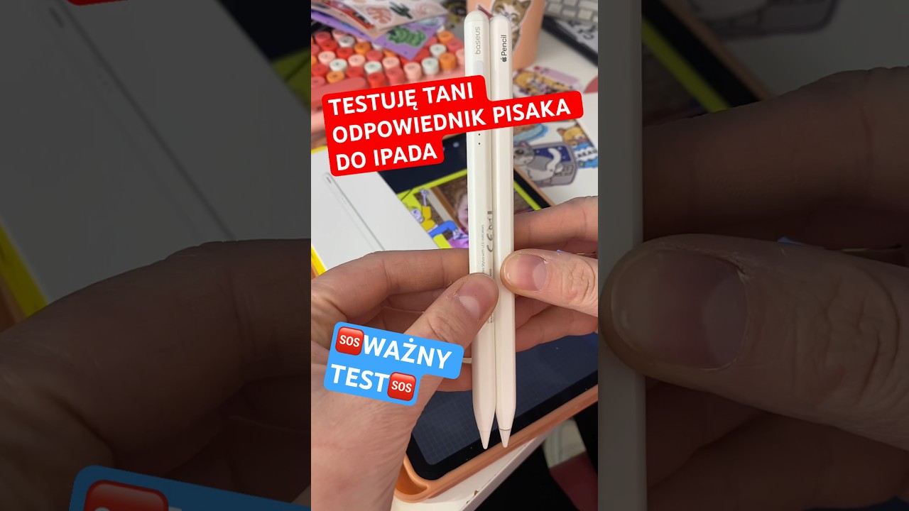 TEST tańszego zamiennika pisaka do IPada🆘 #ivoadventures #testujemy #test #testy #ipad #applepencil