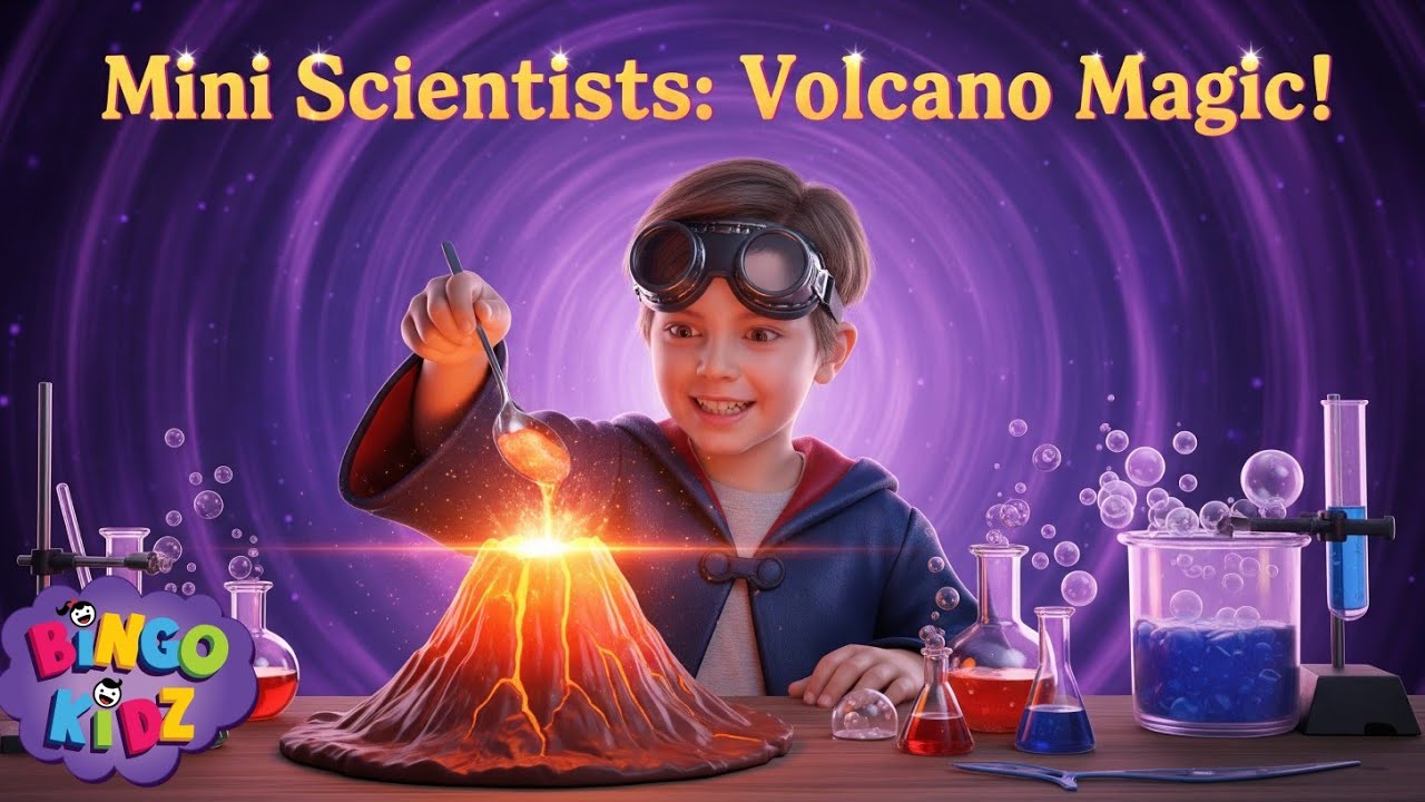 Mini Scientists: Volcano Magic! - Kids Song
