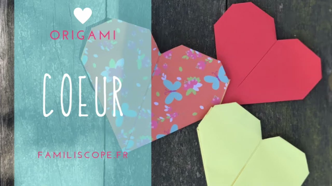 Origami facile - Coeur