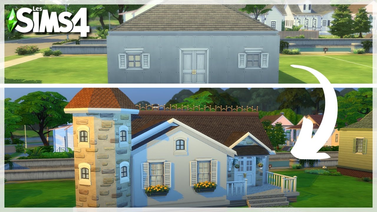 AU REVOIR MAISON CARRÉE ! 👋🏻 Astuces construction Les Sims 4