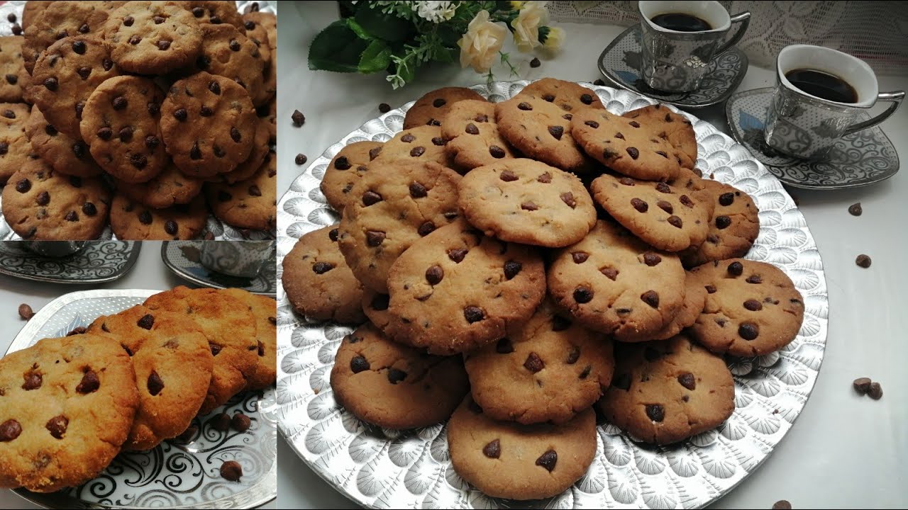 كوكيزلذيذ سهل في التحضير وبكمية وفيرة 🍪Recette Cookies Croquants et Facile à Faire