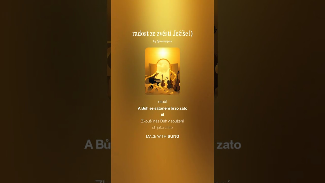 radost ze zvěsti Ježíše
