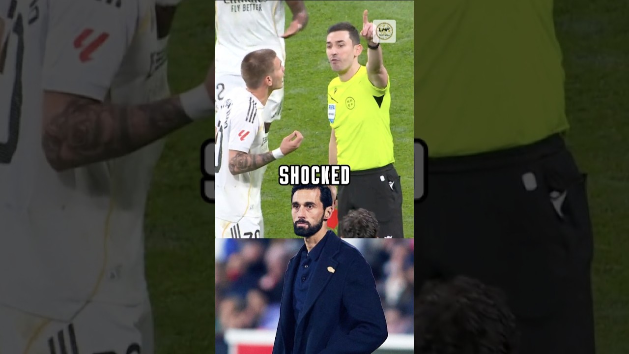 Real Madrid SHOCKED by Getafe 😳 Rocket Goal & Red Card Drama! #Shorts