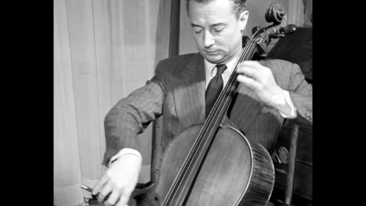 Pierre Fournier plays Francœur Sonata in E major, Cello