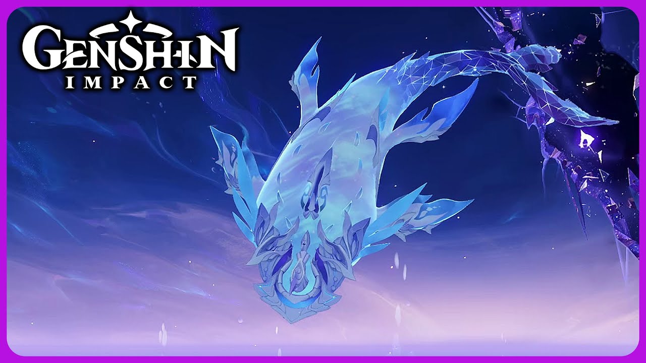 All-Devouring Narwhal Boss Fight - Genshin Impact 4.2